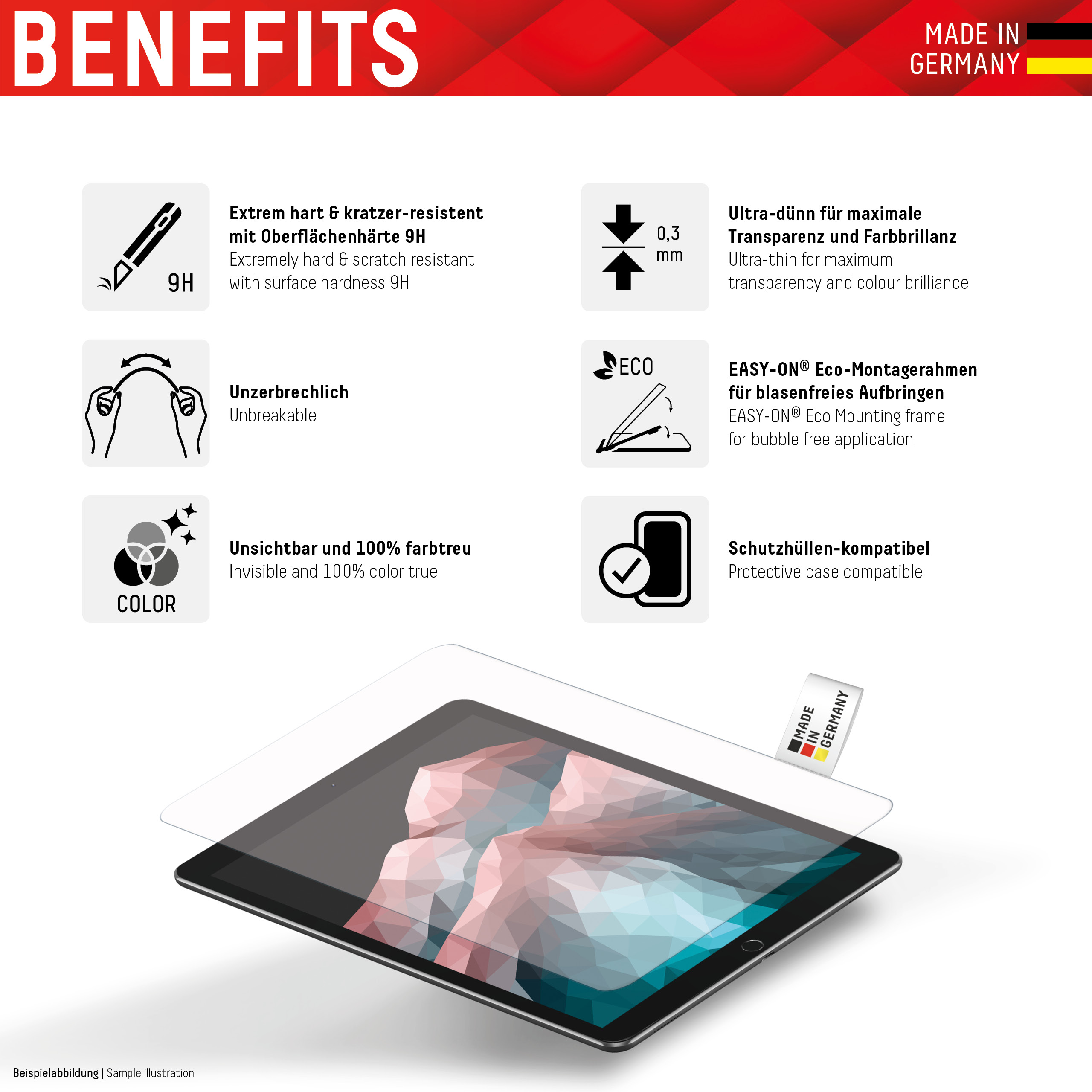 Displex Bundle Tablet Glass + PaperSense – Bild 2